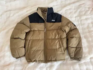 FILA 다운 자켓 카키/블랙
