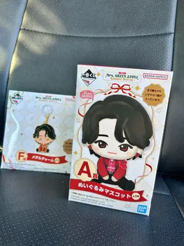 미세스 그린애플 마스코트 A F 세트와 클리어 파일