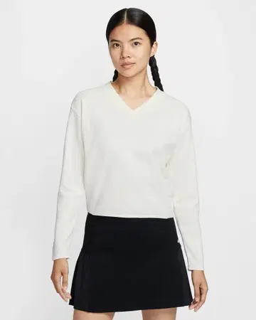 [ 미사용 ] 나이키 V넥 롱 슬리브 골프 상의