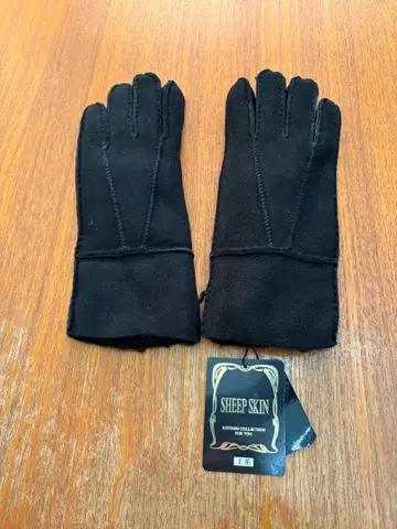 미사용 새상품 양가죽 블랙 장갑