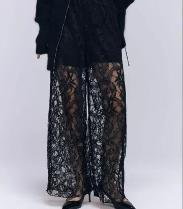 JOSEMOON 조제문 LACE FLARE PANTS