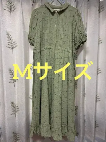 [ M 사이즈 ] poppy 코튼 레이스 플라워 원피스