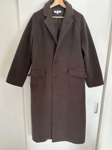 MOUSSY 브라운 롱 코트