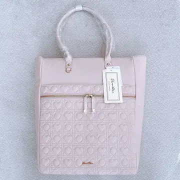 le reve vaniller 하트 퀼팅 토트백