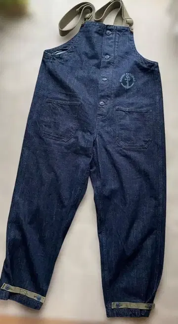 오버롤 : 아메리칸 레트로 [ 해군 데크 오버롤 ] 데님