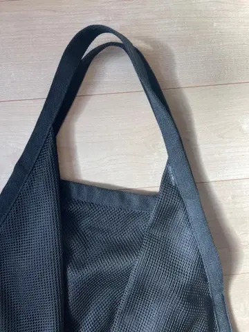 niko and - 블랙 메쉬 토트백