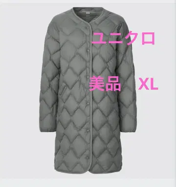 [ 새상품급 ] 유니클로 울트라 라이트 다운 릴랙스 코트 XL 올리브