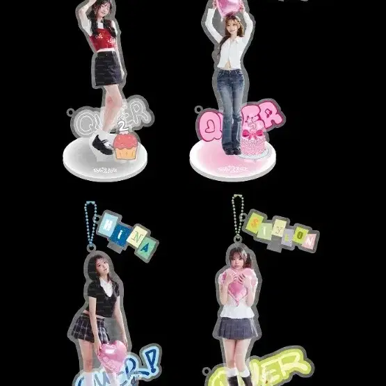 QWER 2주년 아크릴 스탠드