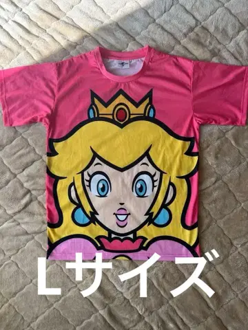 새상품급 피치 공주 T셔츠 유니버셜 스튜디오 재팬 L 사이즈