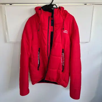 Find-Out 후드 부착 다운 자켓 3L 레드