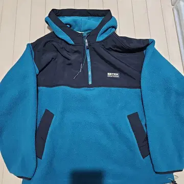 EBTEK Eddie Bauer 하프 지퍼 플리스 후드티
