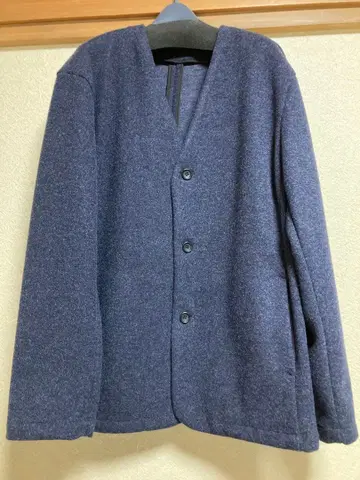 a.v.v HOMME 속기모 노카라 자켓