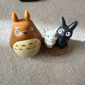 토토로와 지지와 릴리 입상 세트