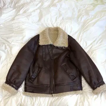 Ungrid 페이크 무스탕 보아 블루종