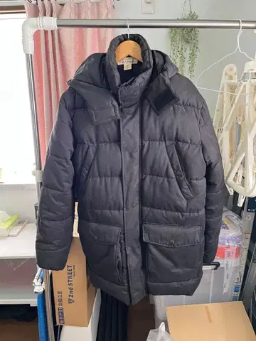 H&M 남성용 롱 다운 자켓 M 사이즈