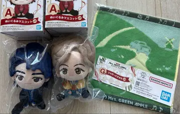 Mrs. GREEN APPLE 제일복권 인형 마스코트 세트