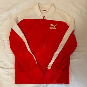 PUMA 트랙 자켓 저지 S 빨간색