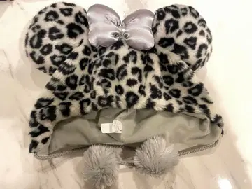 미니 레오파드 무늬 팬캡