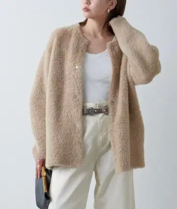 개럴개런트 페더얀 가디건 베이지