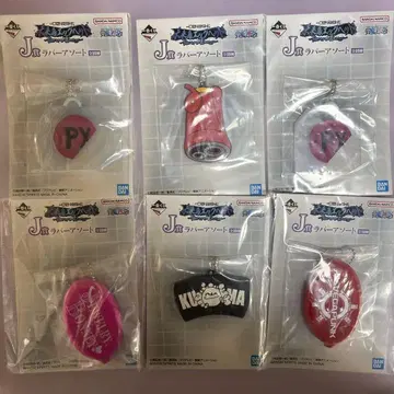 원피스 제일복권 J상 러버 아트 6개 세트