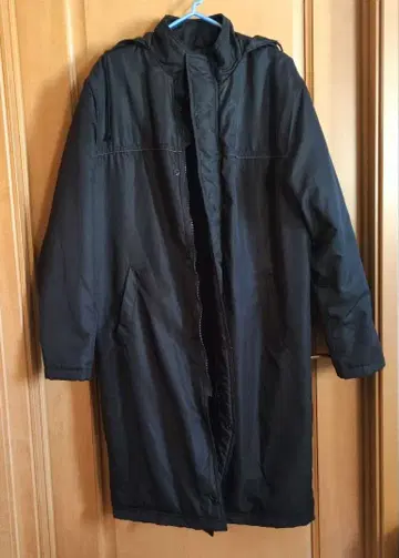 벤치 코트 블랙 남성용 M 롱 기장