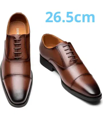 가죽 신발 비즈니스 슈즈 남성용 신사 신발 방수 통기 탈취 브라운 카멜