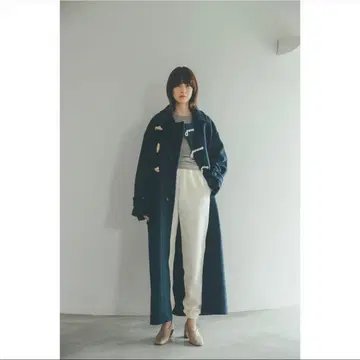 OVER MAXI DUFFLE COAT 네이비 사이즈 0