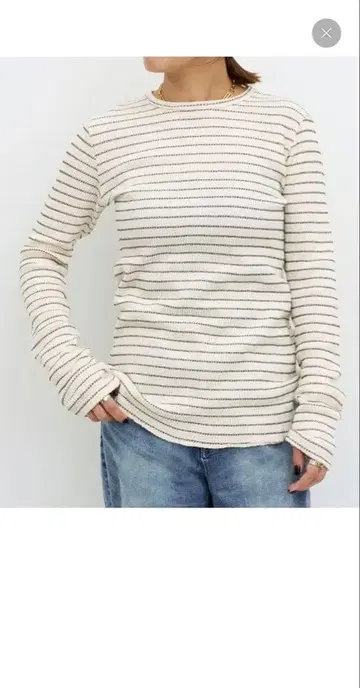 미사용 새상품 L'Appartement GOOD GRIEF! 와플 보더