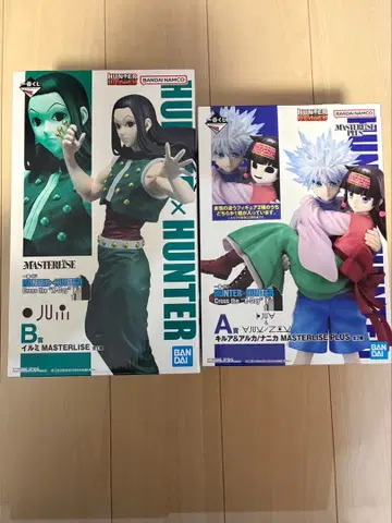 헌터 x 헌터 제일복권 A상, B상 피규어 세트 이르미 키루아 니카