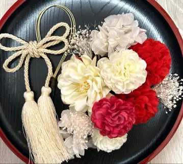 성인식 졸업식 시치고산 사전 촬영 머리 장식