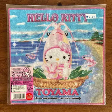 토야마 한정판 헬로키티 핸드 타월