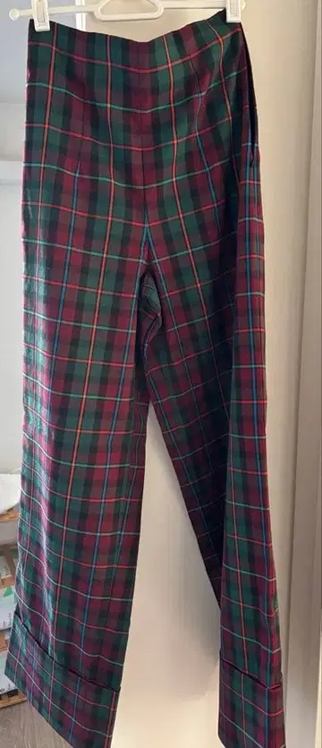 Zara 크리스마스 배색 캐주얼 팬츠