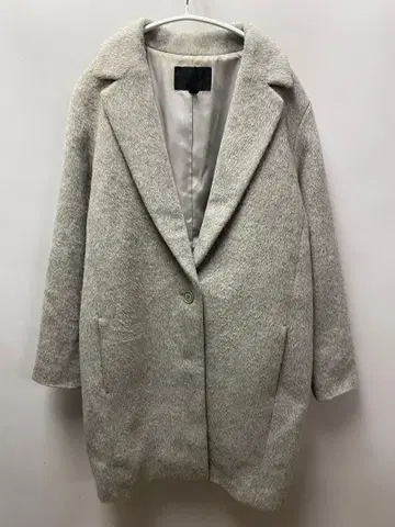 ICB 체스터 코트 알파카 혼방 그레이 9호