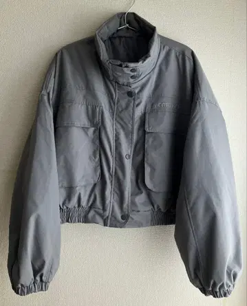 그레이 크롭 자켓
