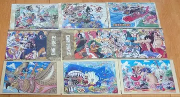 ONE PIECE 전시회 엽서 묶음 판매