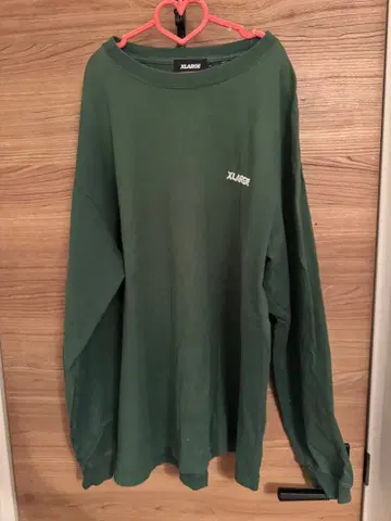 XLARGE 다크 그린 롱 슬리브 T셔츠 L