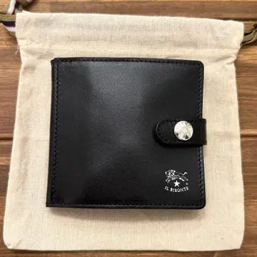 새상품 일비종떼 2단 접이식 지갑 블랙