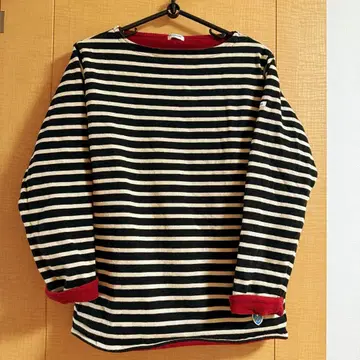 ORCIVAL 플리스 보더 바스크 셔츠