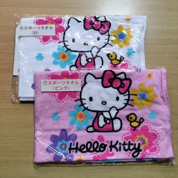 헬로키티 스포츠 타월 2색 세트
