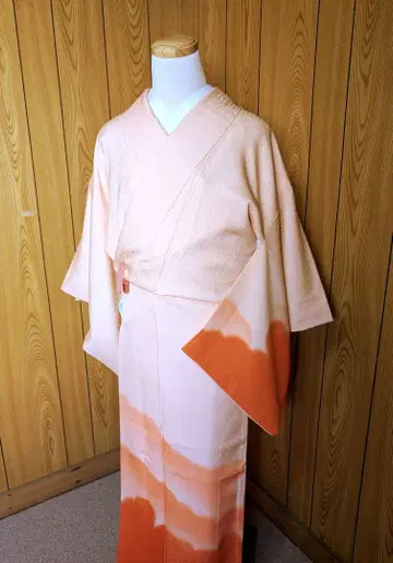 호몬기 츠케사게 오렌지와 핑크의 그라데이션