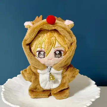 10cm 인형옷 루돌프 인형옷 후드티 크리스마스 이츠누이 스노우 칠