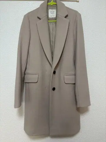 UNITED TOKYO 베이지 체스터 코트 사이즈 1