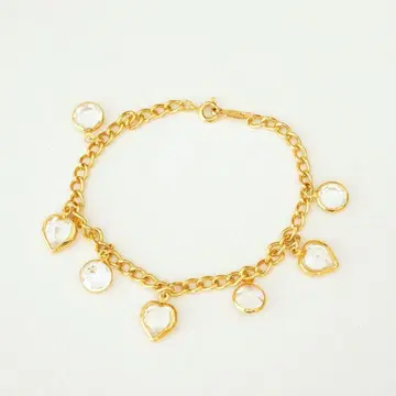 스와로브스키 크리스탈 참 팔찌