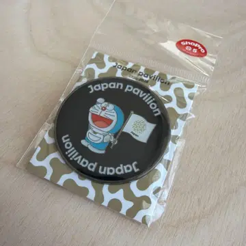만박 한정 일본관 도라에몽 Japan pavilion 캔뱃지 약 5cm