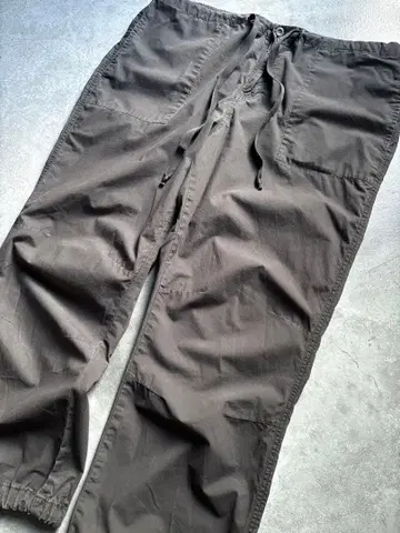 90s 캘빈클라인 파라슈트 팬츠 블랙