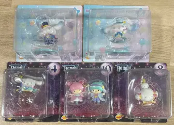 Sanrio 해피 happy 복권 피규어 5체 세트