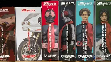 S.H.Figuarts(신 가면라이더) 6체 세트 & 덤