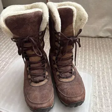 patagonia 브라운 롱 부츠