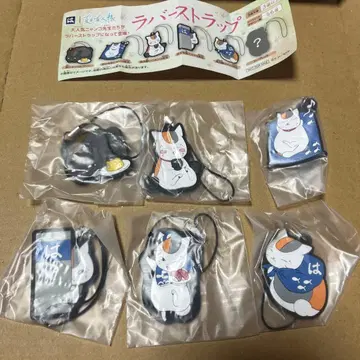 나츠메 우인장 하마스시 콜라보 러버 스트랩 컴플리트 6개 세트