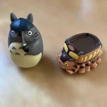 지브리 이웃집 토토로 고양이 버스 손가락 인형 소프트 비닐